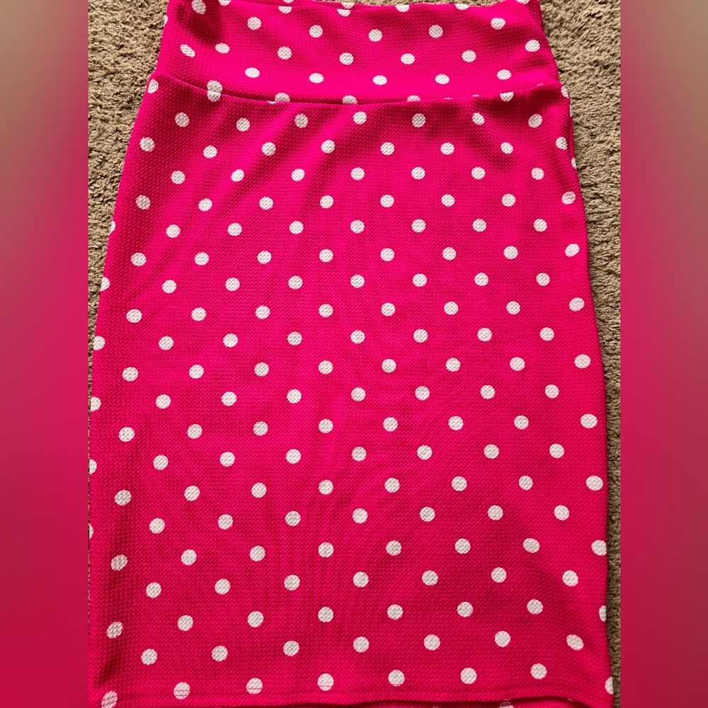 Pink Lularoe Pencil Skirt